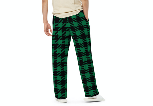Grönrutiga Pyjamasbyxor